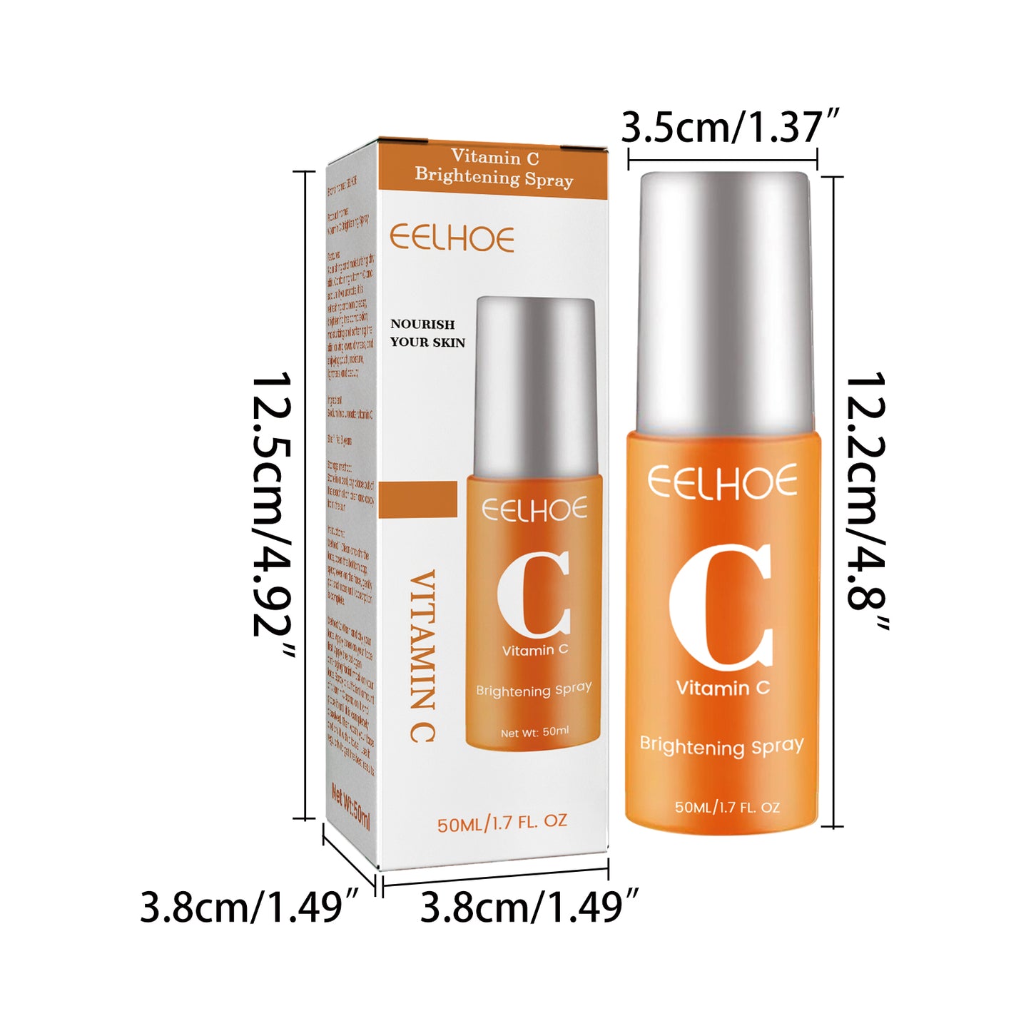 Vitamin C Moisturizing Facial Spray - Hydrating & Brightening Skin Care