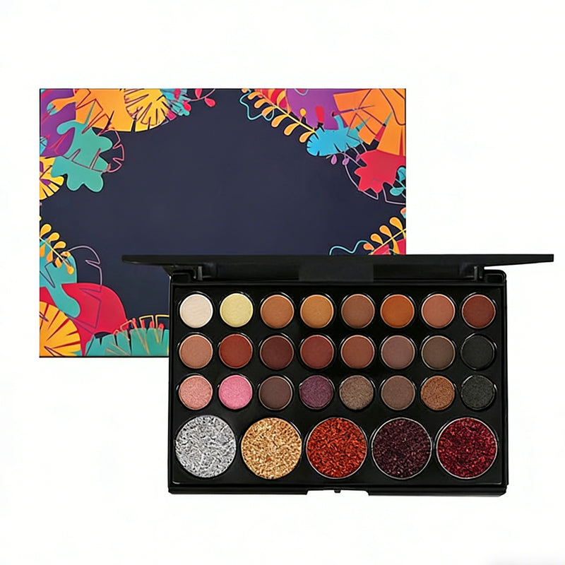 29-Color Eyeshadow Palette - Highly Pigmented Matte & Shimmer Makeup Set