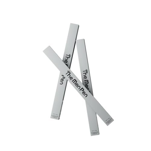 The Men Pen - Waterproof Eyebrow Pen | Beard Filler for Men | 1 Ounces - 3 Pack | Microblading Eyebrow Pen | Hair Filler | Anti-Smudge | Mustache, Beard & Eyebrow Filler | Dark Brown