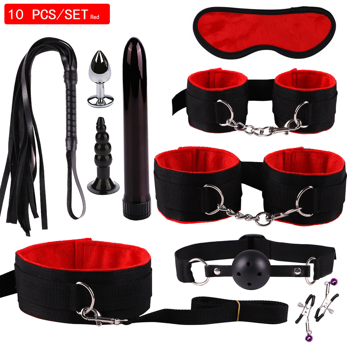 Adult Bondage Nylon Leather Suit Set - Multiple Variants