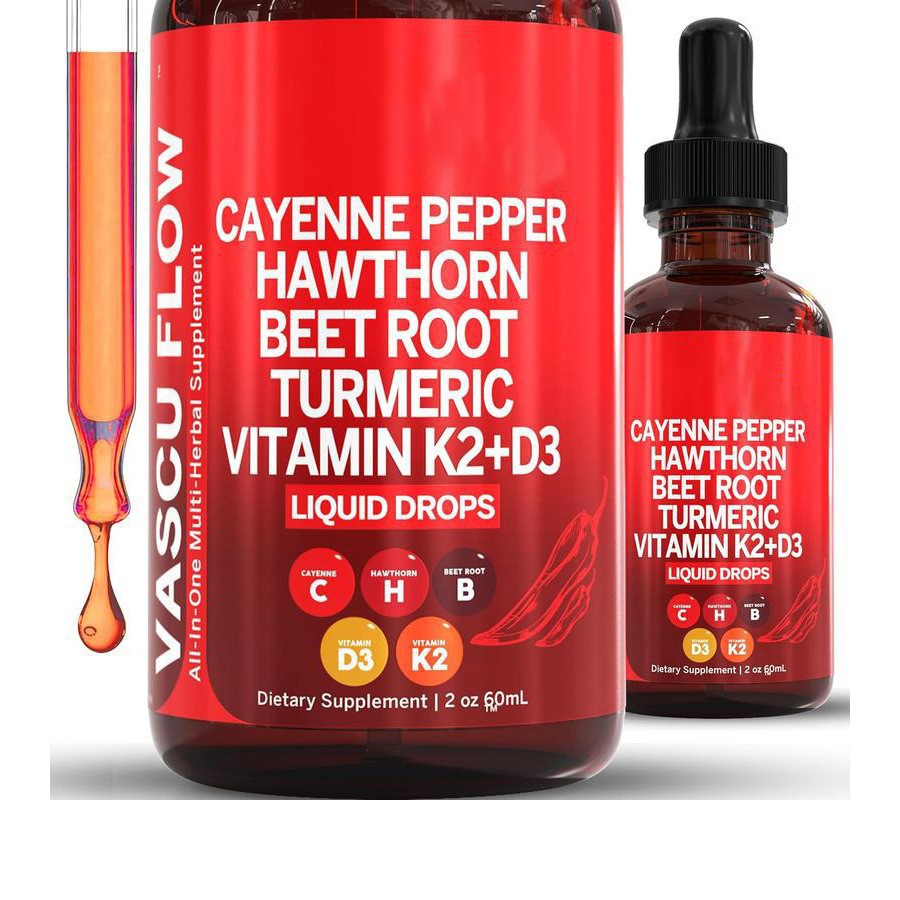 Vitamin D3 K2 Hawthorn Liquid Supplement Drops