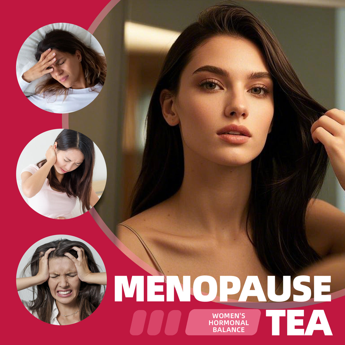 Women's Menopausal Health Flower Tea - 10 Small Bags