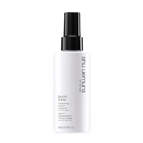 shu uemura art of hair Izumi Tonic Strengthening & Thickening Rice Water Hair Serum - Hydrates & Repairs Damaged Hair, Softens and Adds Shine, With Japanese Rice Water
