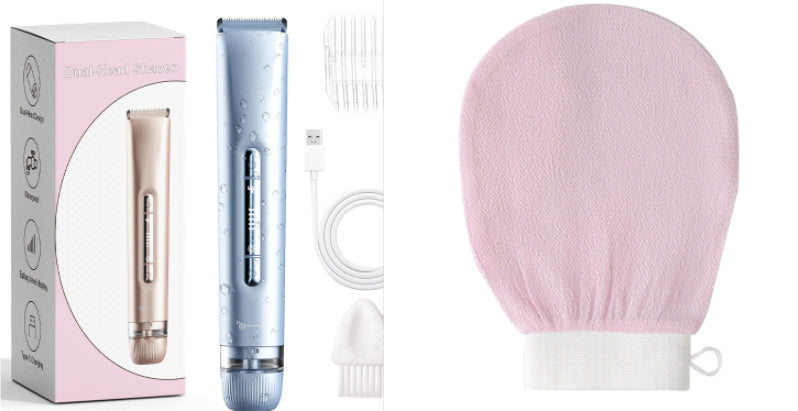 Dual Motor Epilator for Women - USB Rechargeable Body Hair Removal Device
