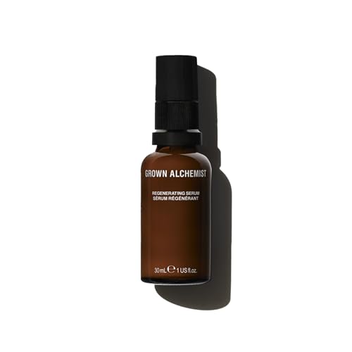 Grown Alchemist Regenerating Serum Anti-Aging Face Moisturizer with Peptide-8, E-2 Polysaccharide, 30 ML