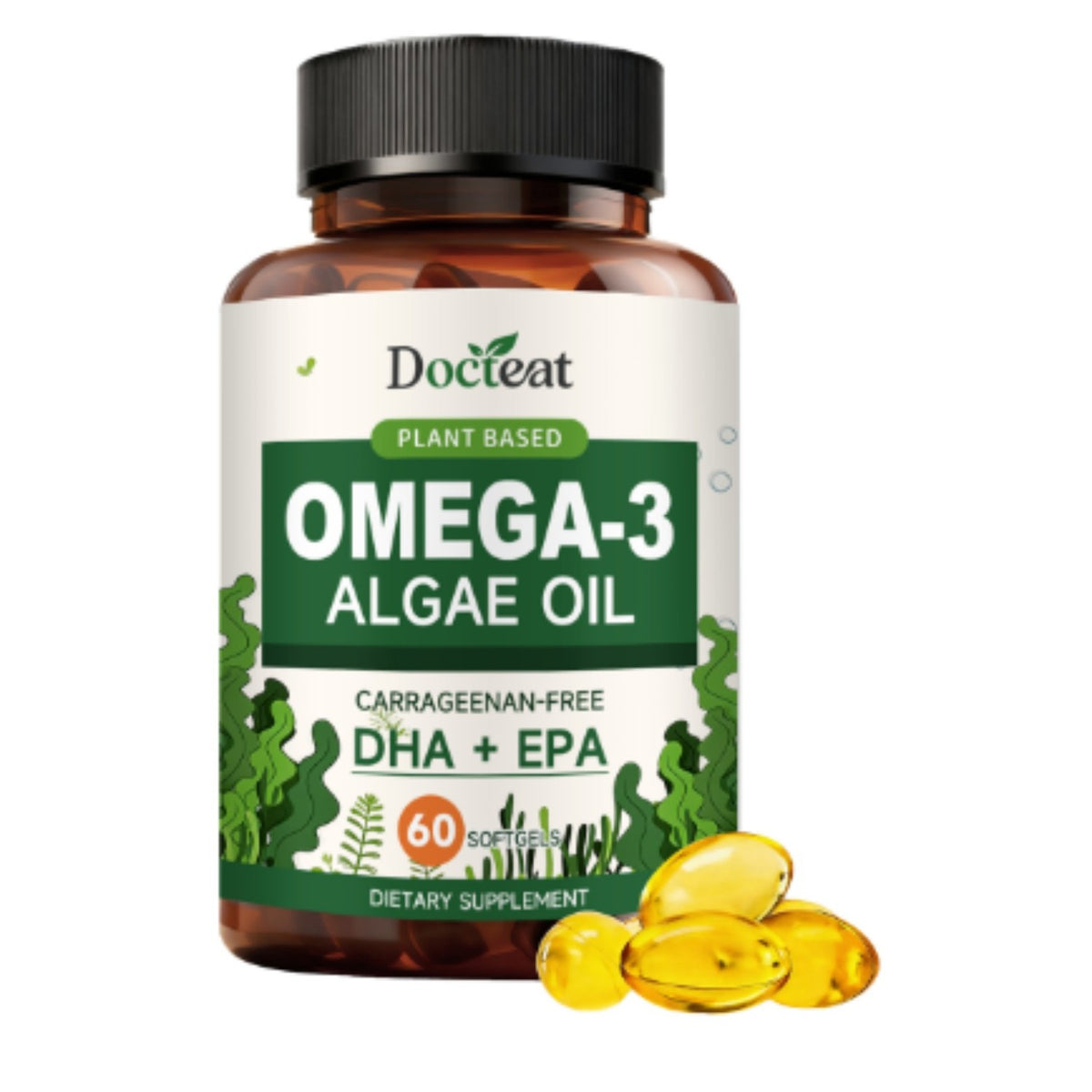Omega-3 Fish Oil Soft Capsules - 60 Count