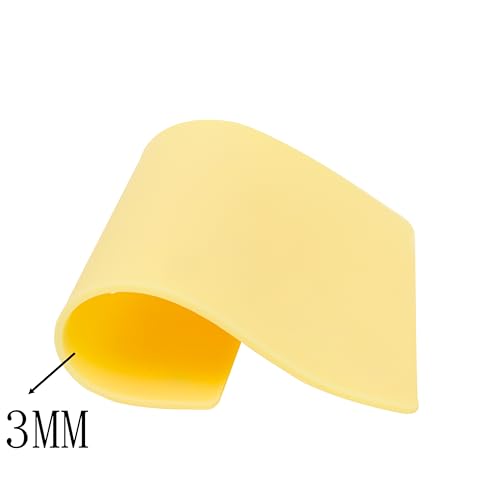 3MM Blank Tattoo Practice Skin,New Star Tattoo 12Pcs Double Sides Thick Fake Skin Tattoo Practice 8¡¿6 in Soft Practice Skin for Beginners and Experienced Artists Microblading Tattoo Supplies, Beige