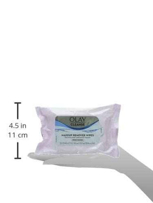 OLAY Cleanse Makeup Remover Wipes, Rose Water 25 ea (Pack of 6)