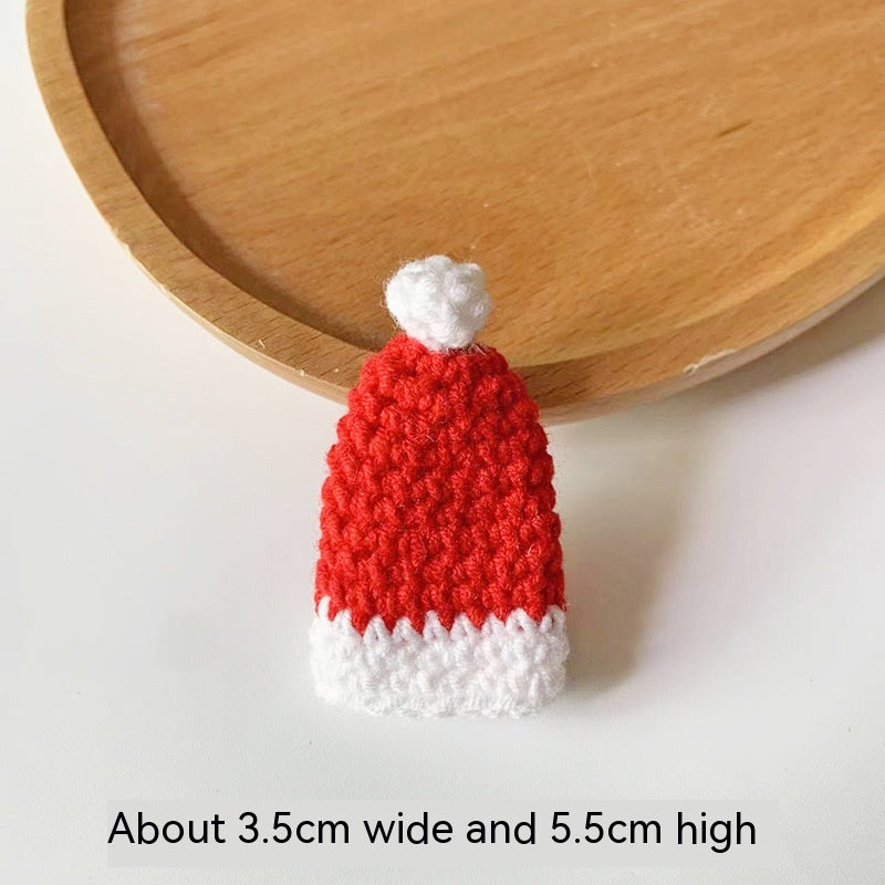 Wool Crocheted Christmas Hair Accessories - Holiday Hairbands & Pins