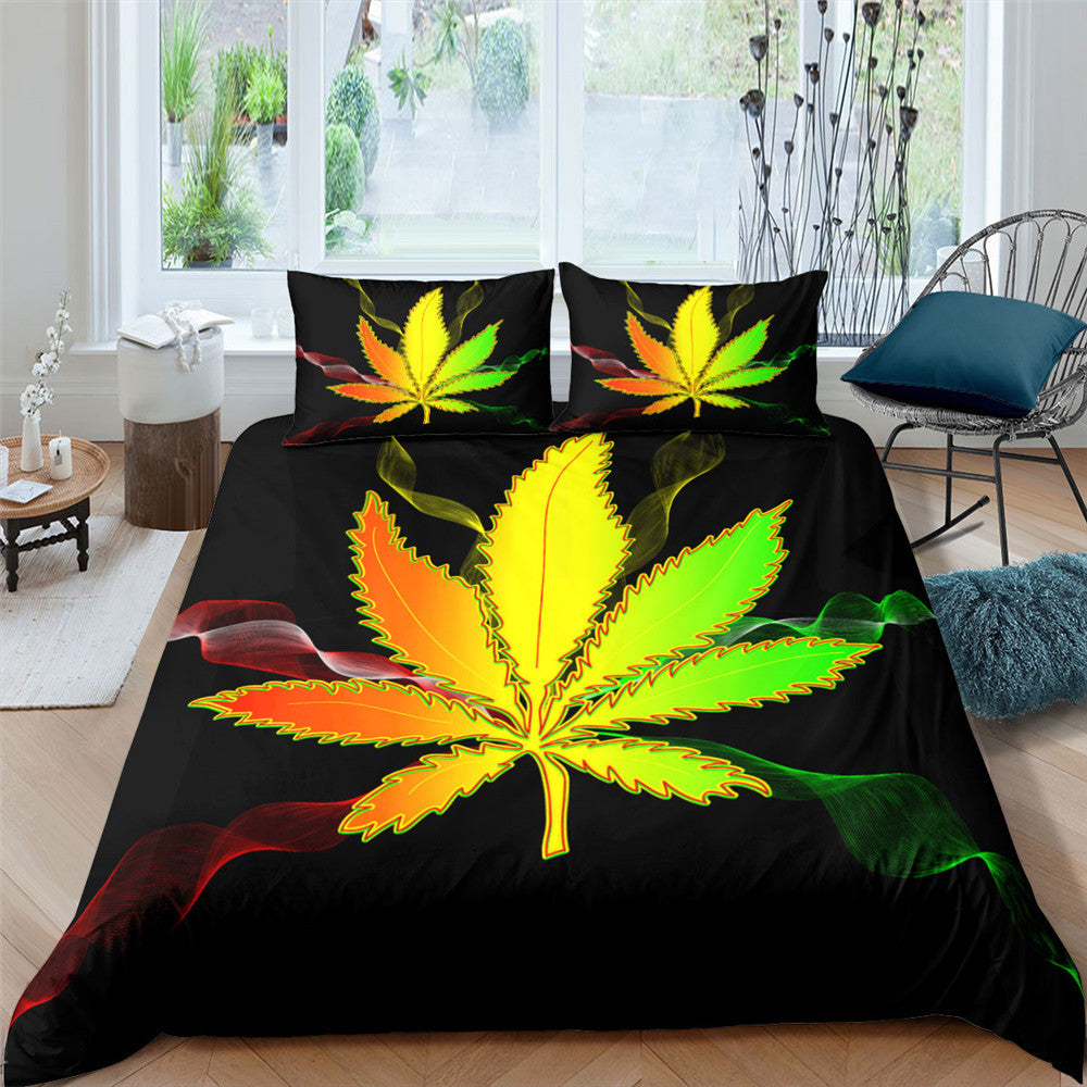 Digital Quilt Cover Set for Home Bedding - Multiple Styles & Sizes
