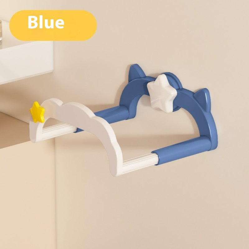 Heavy Duty Wall Hanging Shelf with Load Capacity 5kg - Punch-Free Storage Rack