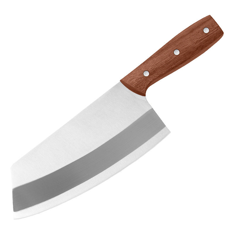 Chef's Kitchen Knife with Wooden Handle and Stainless Steel Blade - Gift Box Included