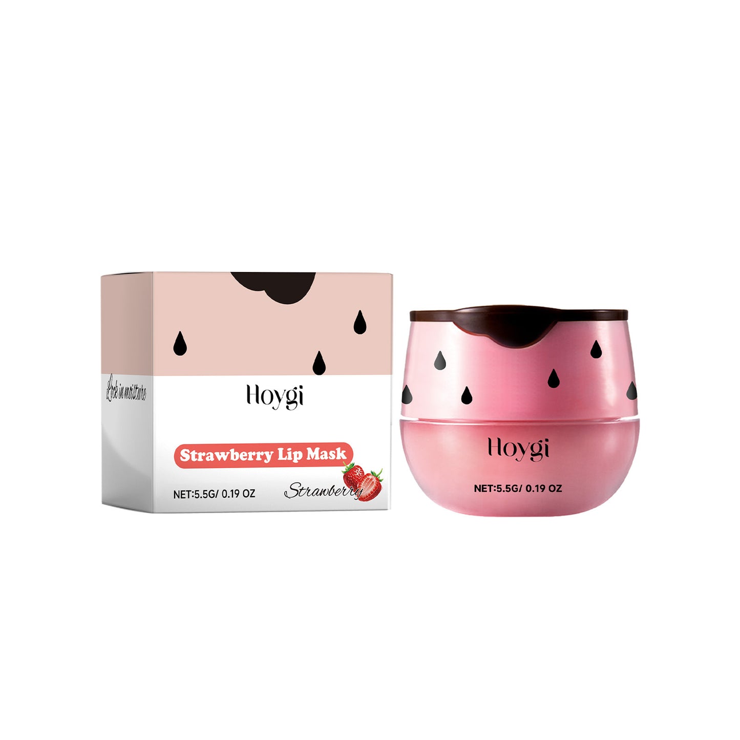 Strawberry Lip Mask for Hydration & Exfoliation - 5.5g