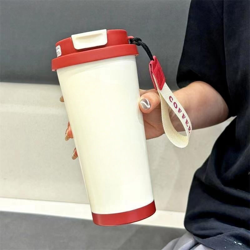 Double Wall Insulated Stainless Steel Coffee Cup - 316 Capacity & Modern Design