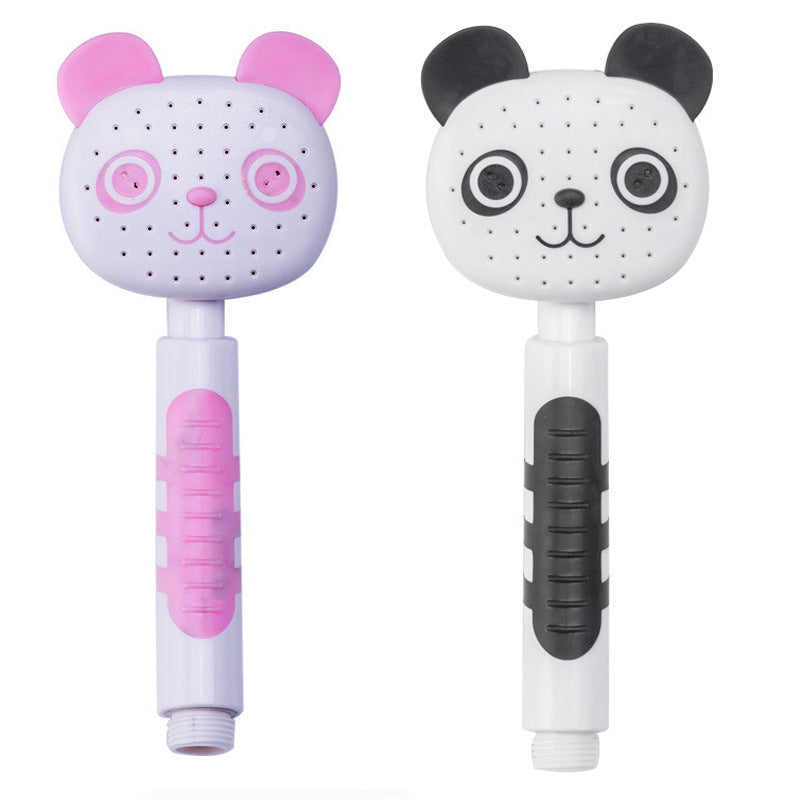 Children's Panda Shower Head with Optional Accessories - Kids Bathroom Shower