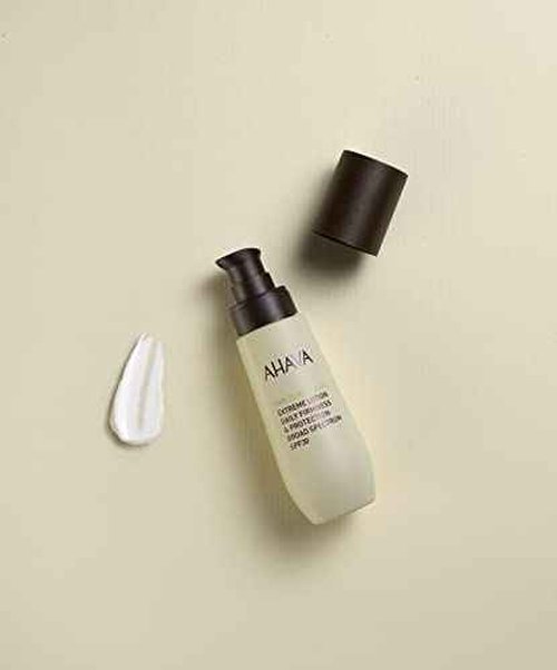 AHAVA Extreme Lotion Daily Firmness & Protection, Broad Spectrum SPF30 - Lightweight, Moisturizing, All-Day Hydration & UVA/B Protection, Enriched with Osmoter, Goji Berry & Iceland Moss, 1.7 Fl.Oz