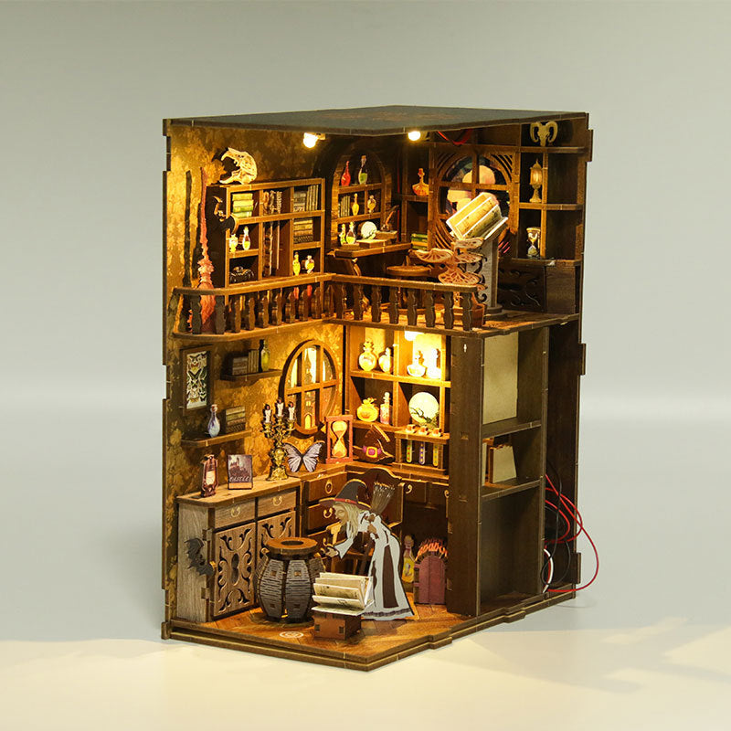 Wooden Book Stand Creative Home Decor - Multi-Color Variants