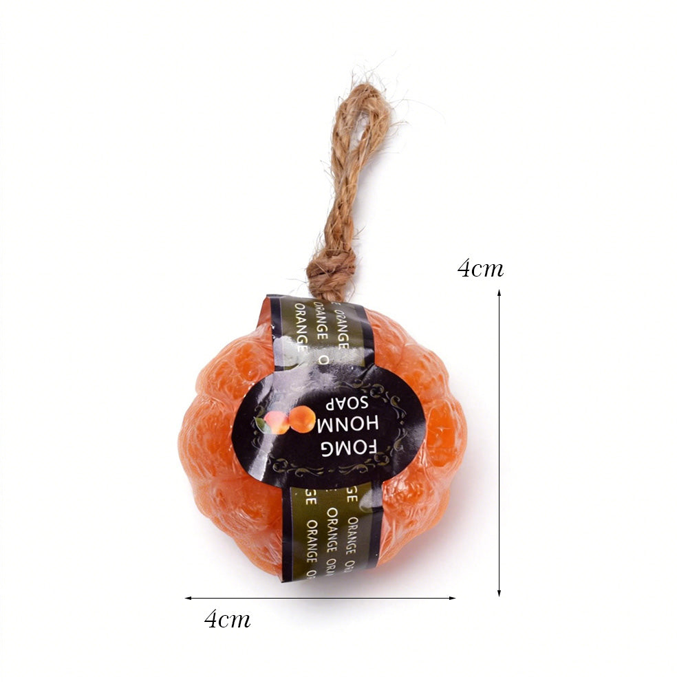 Orange Fruit Soap 60g Natural Body Care Bar for Fresh Skin
