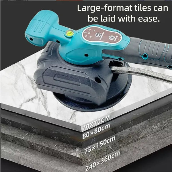 Concrete Tile Vibrator Plate for Tiling - Compatible with Makita 18V Battery, Tool Only