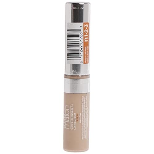 L'Oreal Paris True Match Super-blendable Concealer, Fair/Light Neutral, 0.17-Fluid Ounce