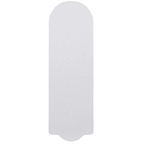 ForPro Professional Collection Stainless Steel Pedi File Refill, 180 Grit, White, EZ-Strip Peel Pedicure Refill Pads, 1.25¡± W x 4¡± L, 50-Count