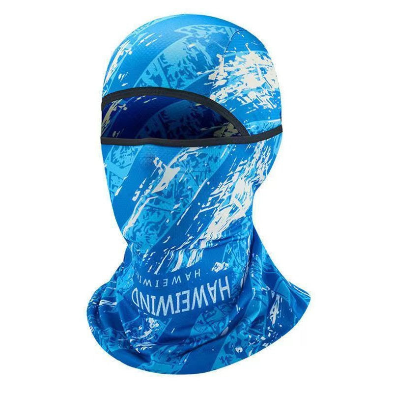 Full Face Sun Protection Mask - Lightweight Ice Silk Neck Gaiter Scarf