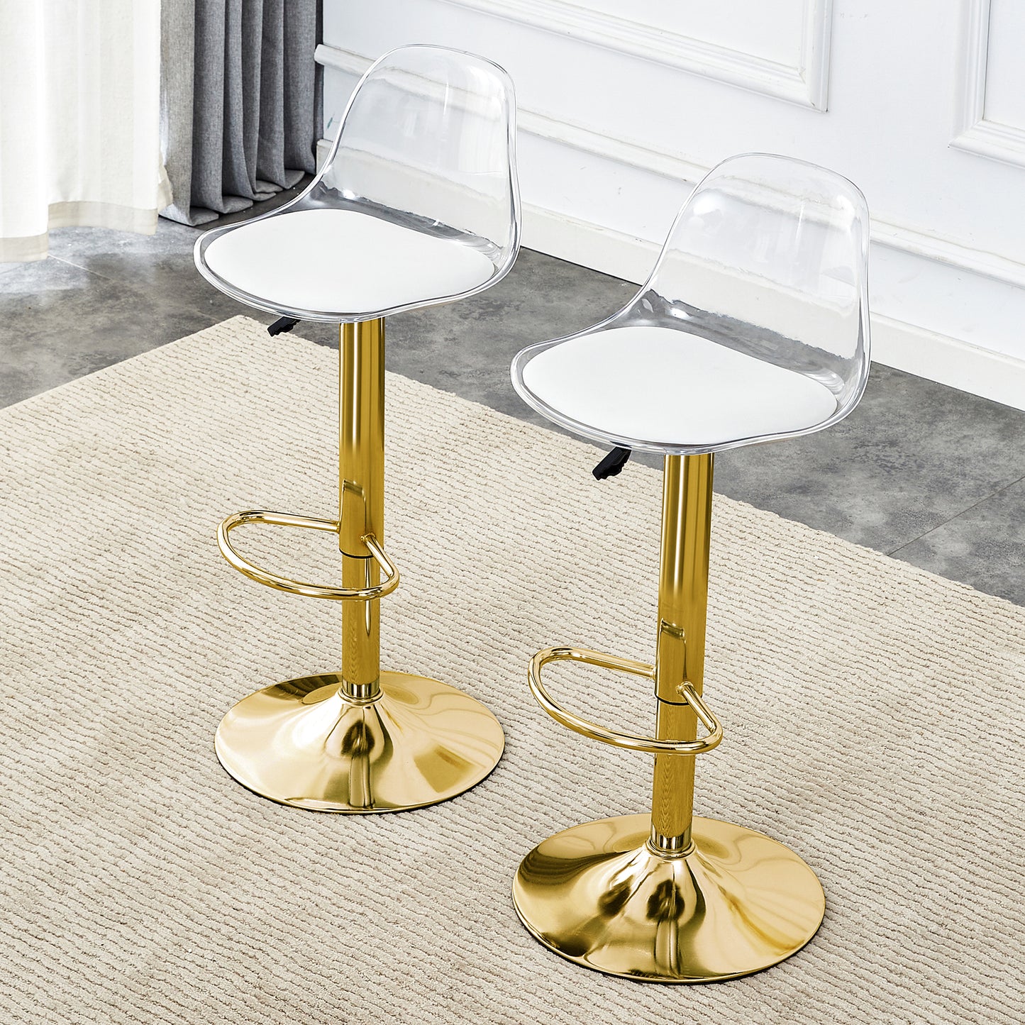 Modern Minimalist Bar Chairs And Stools. Can Rotate 360 Adjust