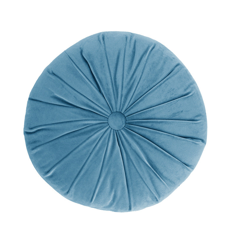 Nordic Handmade Solid Color Round Pumpkin Pillow Modern Cushion 40x40cm