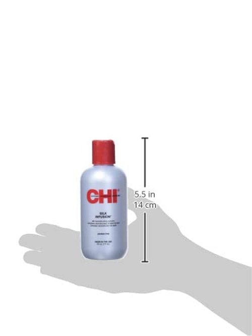 CHI Infra Silk Infusion, Leave-In Reconstructing Treatment To Strengthen & Protect All Hair Types, Alcohol-Free, 12 Oz, Pack of 2