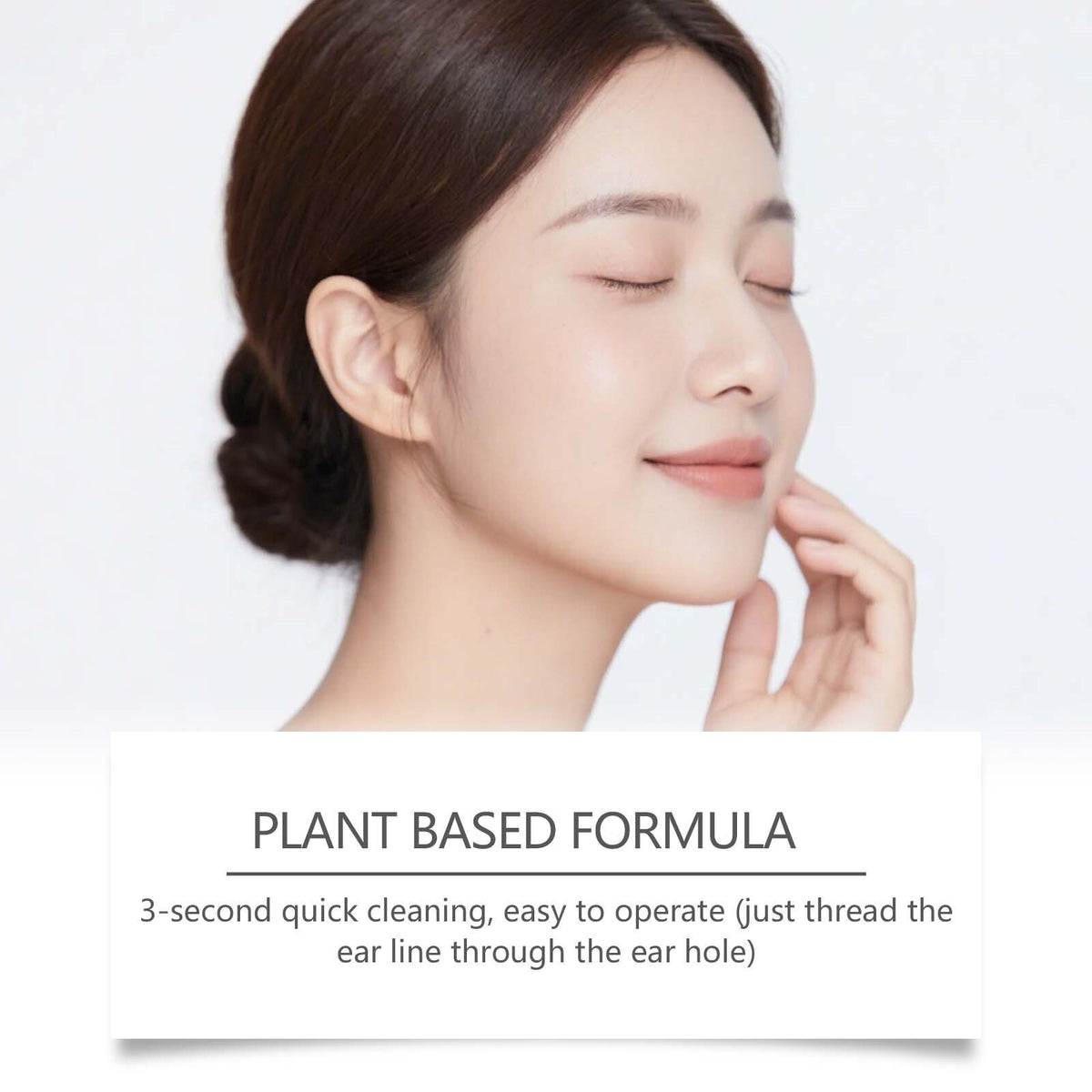 Peach Ear Cleaning Kit with Solution and Thread - Personal Ear Care