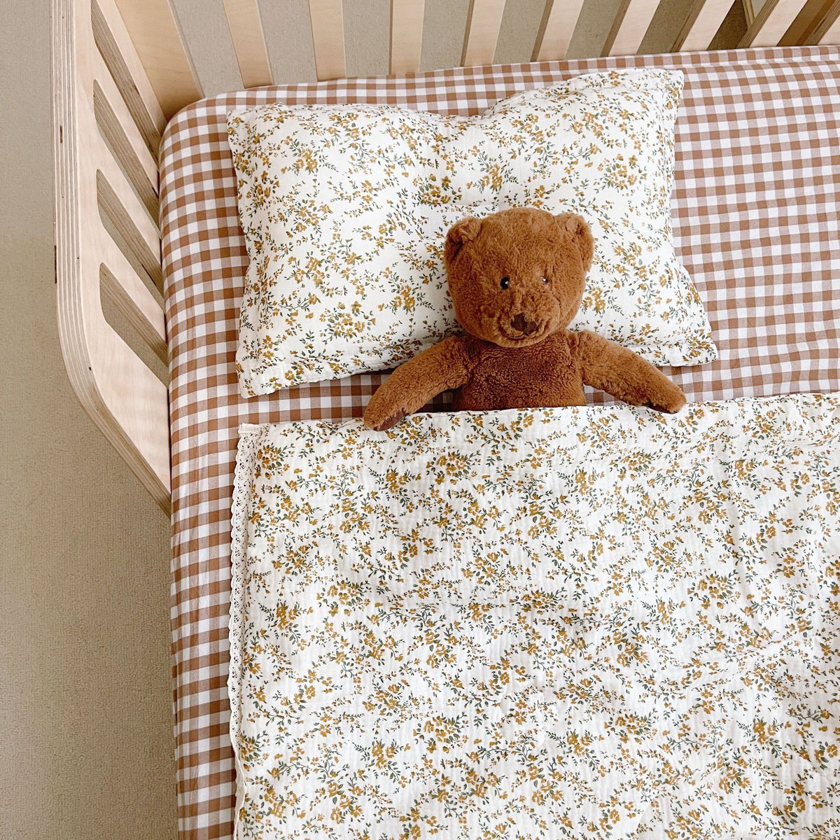 Pure Cotton Double-Layer Gauze Summer Duvet Cover Set - Lightweight & Breathable