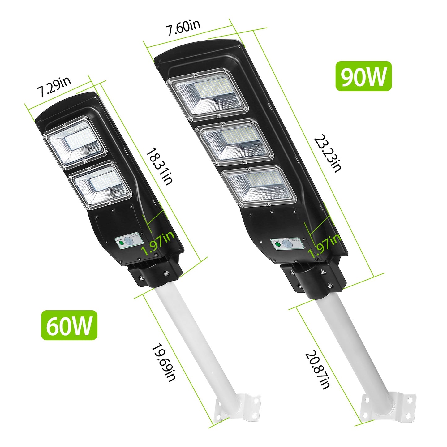Solar Street Light 180 LEDs Waterproof Outdoor Security Lamp with Radar Sensor
