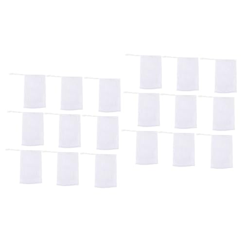 FRCOLOR 40pcs Nylon Foaming Net for Shower Bath Foaming Nets for Soap Bubbles Dual Exfoliating Soap Pouch for Body and Face Cleaning for Home Use