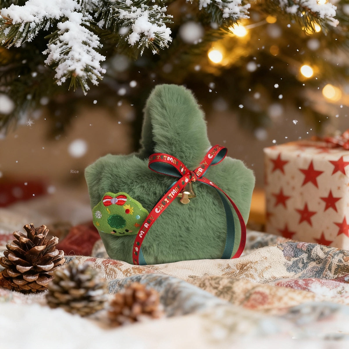 Christmas Gift Idea Cute Plush Candy Bags - Holiday Festive Decor