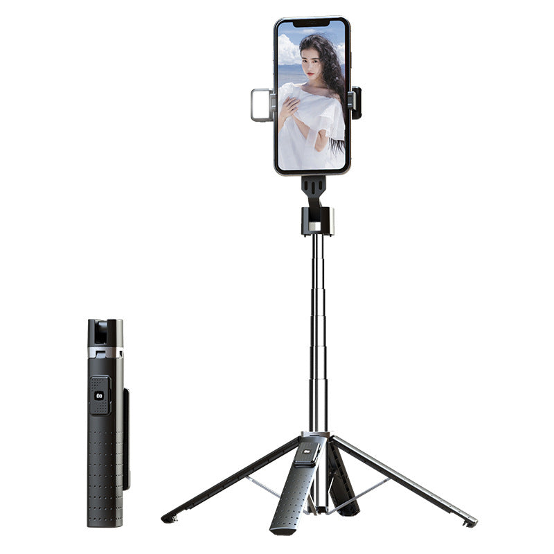 Bluetooth-Compatible Selfie Stick with Double Fill Light