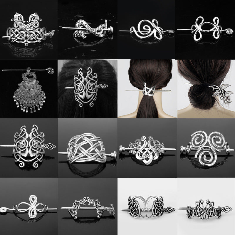 Retro Ethnic Dragon Hairpin for Women