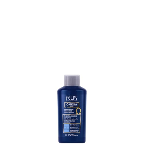 Felps Professional Omega Zero Resistance Nanoplastia Treatment, Zero Formaldehyde Hair Straightening, with Macadamia Oil, 3.38 fl.oz Mini