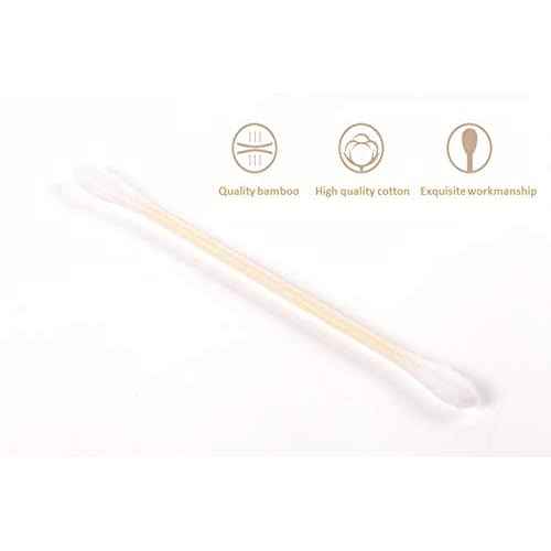 900pcs Bamboo Cotton Swabs, Biodegradable Wooden Cotton Buds