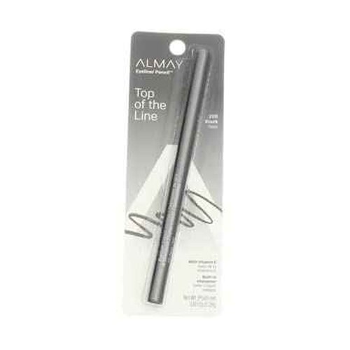Almay Eyeliner Pencil, Black [205], 0.01 oz (Pack of 6)
