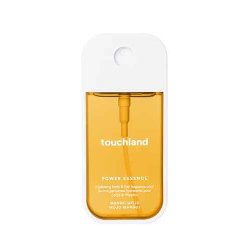 Touchland Power Essence Hydrating Body & Hair Fragrance, Mango Mojo, 2 FL. OZ. Travel Size Body Mist