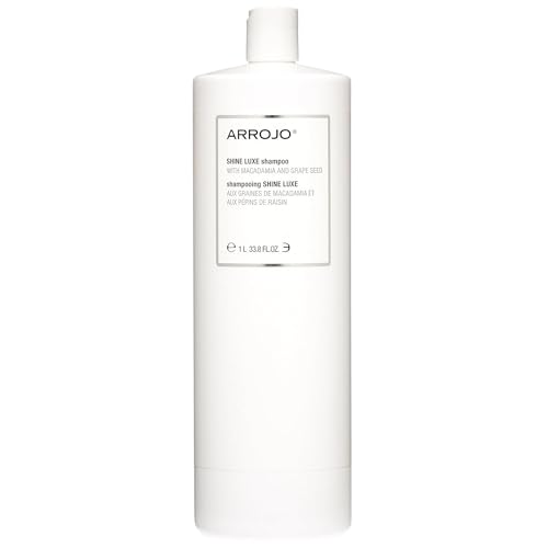 ARROJO Shine Luxe Cleansing Shampoo ? Cruelty-Free, Paraben-Free Sulfate-Free Hair Wash with Macadamia & Grape Seed ? Gentle Clarifying Shampoo for Women & Men