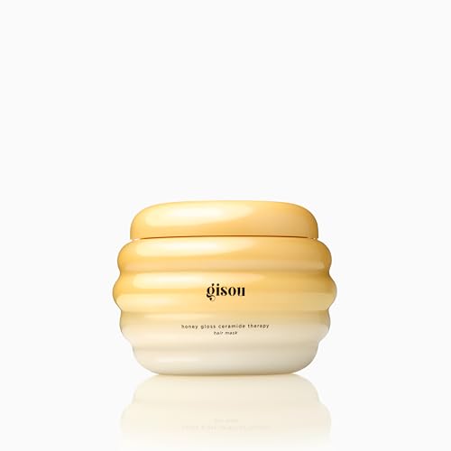 Gisou Honey Gloss Ceramide Therapy Hair Mask Mini ? Deep Repair & Hydration with Mirsalehi Honey, Ceramides & Hyaluronic Acid, 2.5 fl oz