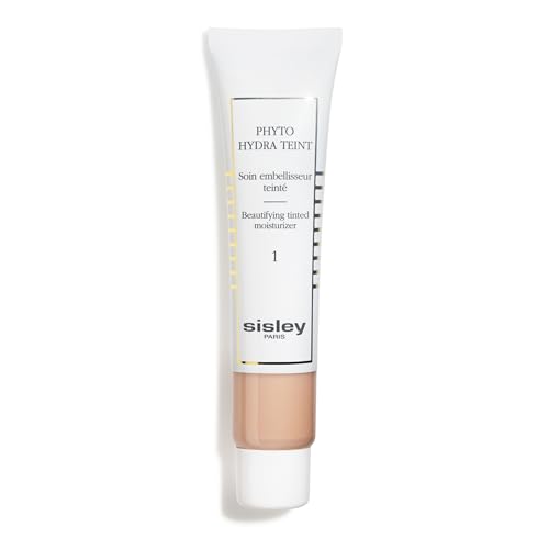 Sisley Paris Phyto-Hydra Teint, No. 1 Light - 40 mL - Beautifying Tinted Moisturizer - Evens, Corrects & Illuminates - Glide-On, Light Texture for Glowy, Bare-Skin Finish