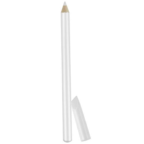 Maitys 1 Piece Nail Whitening Pencil 2-in-1 White Nail Pencil DIY Design Manicure with Cuticle Pusher