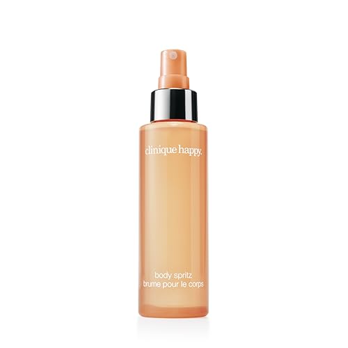 Clinique Happy Body Spritz | Notes of Grapefruit, Bergamot, Hawaiian Wedding Flower + Spring Mimosa | Women's Fragrance, 4.2 Fl Oz