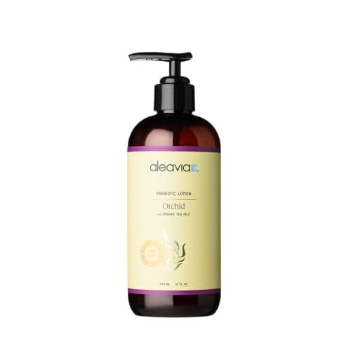 Aleavia Orchid Prebiotic Body Lotion ? Lightly Scented, All-Natural Moisturizing Body Lotion with Organic Essential Oils for Soft, Smooth Skin ? 12 Oz