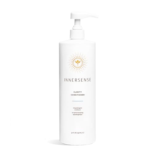 INNERSENSE Organic Beauty - Natural Clarity Hypoallergenic Conditioner | Non-Toxic, Cruelty-Free Haircare (32 fl oz | 946 ml) Packaging May Vary
