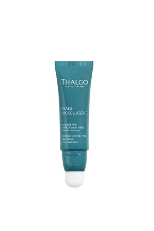 THALGO Marine Skincare, Wrinkle Correcting Pro Mask, Hyaluronic Acids and Marine Pro-Collagen Face Mask, 50ml, 1.69 fl. oz.