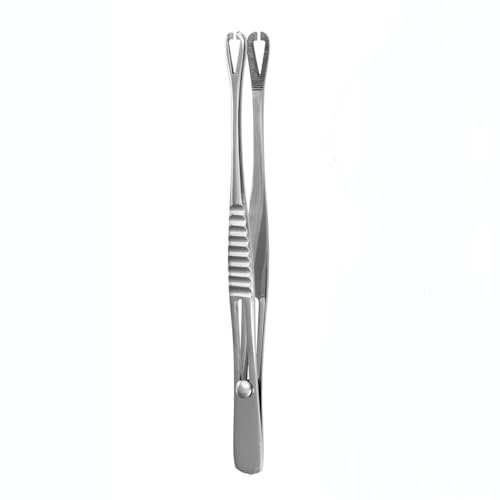 Triangle Opening Tweezer Piercing Clamps Ear Nose Septum Piercing Kit for All Piercing 361L Stainless Steel Slotted Locking Ear Lip Nose Belly Navel Tongue Body Piercing Kit