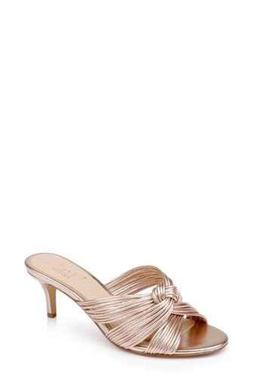 Mia Twisted Leather Mules
